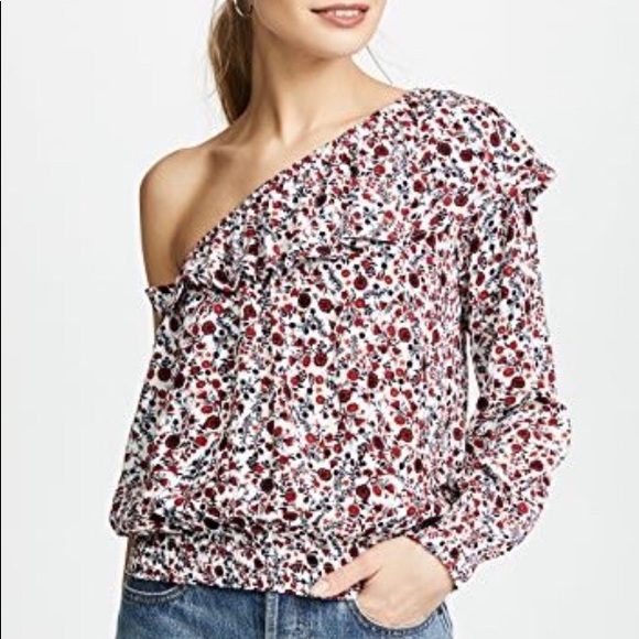 Jack by BB Dakota Tops - Jack by BB Dakota Varda Blouse Red Floral - Small